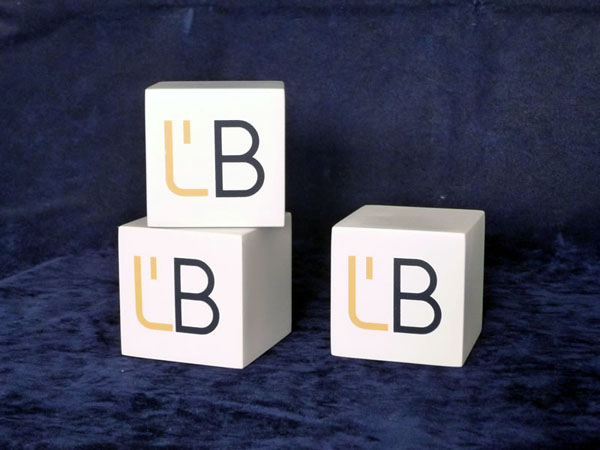 cubi in legno stampati